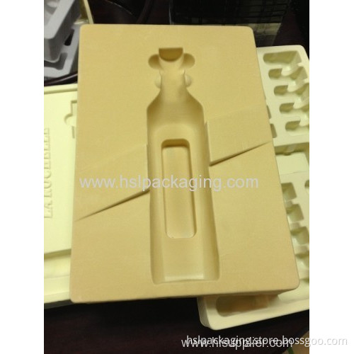 Customized Black Ps Flocked Tray Cosmetic Tray